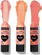 Wet n Wild MegaGlo Blush Stick Conceal & Contour, Peach Bums| Shimmer | Blush Makeup Multistick | For Cheeks | Cream - Image 2